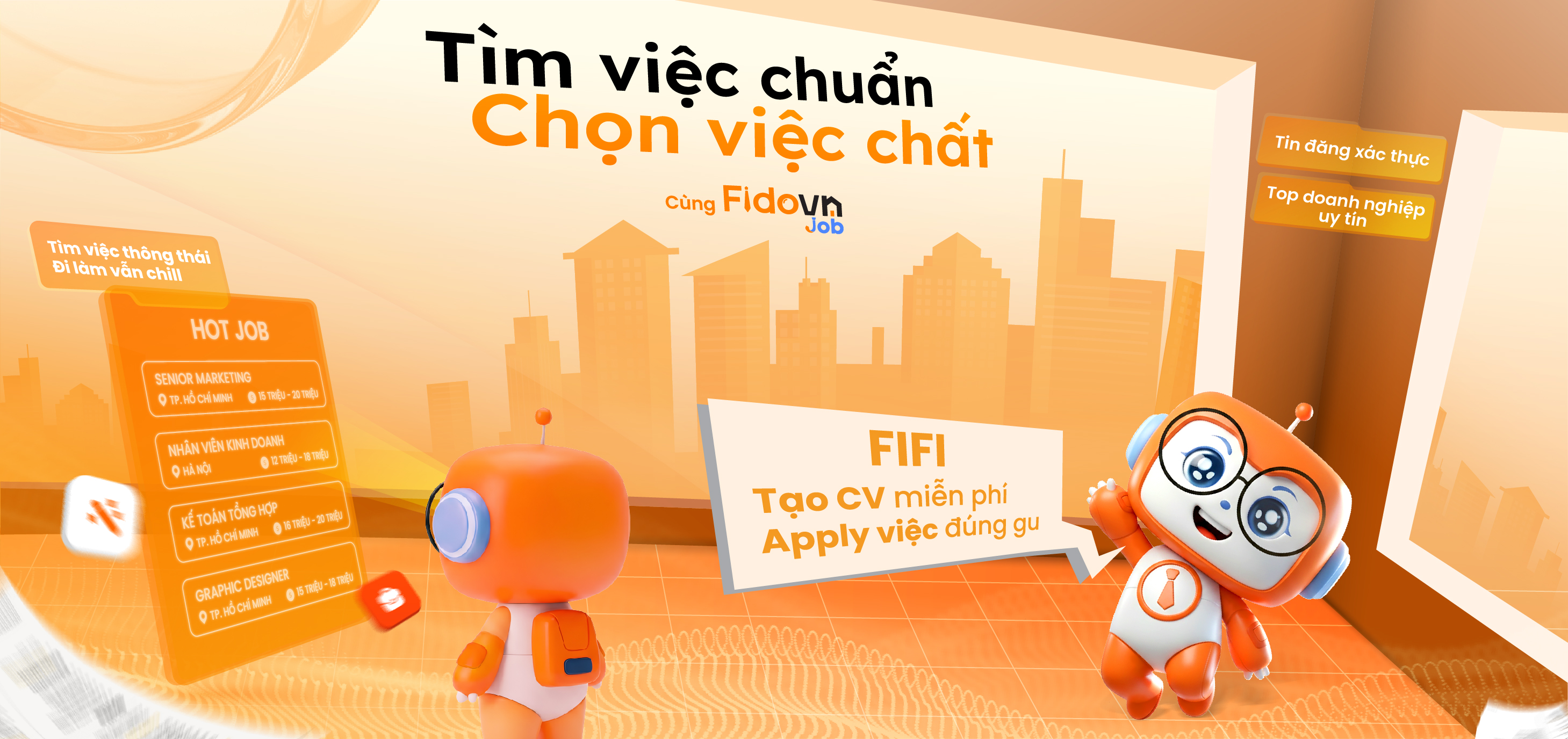 Tìm việc chuẩn - Chọn việc chất